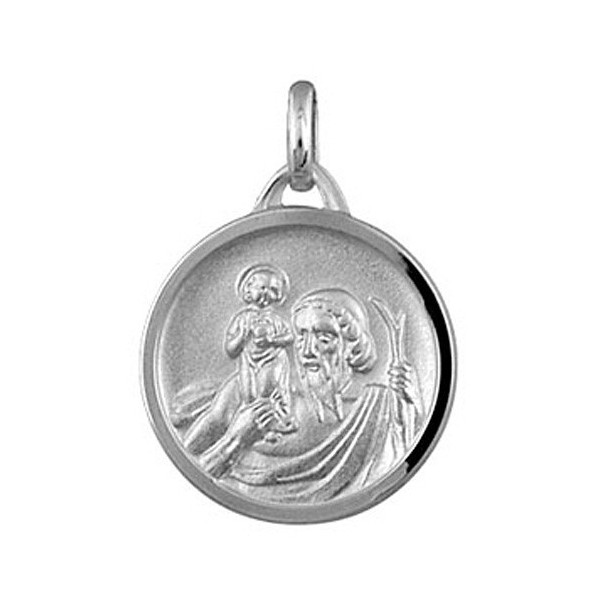 ▷ Médaille Saint-Christophe Argent Homme – BIJOUX ARGENT FRANCE