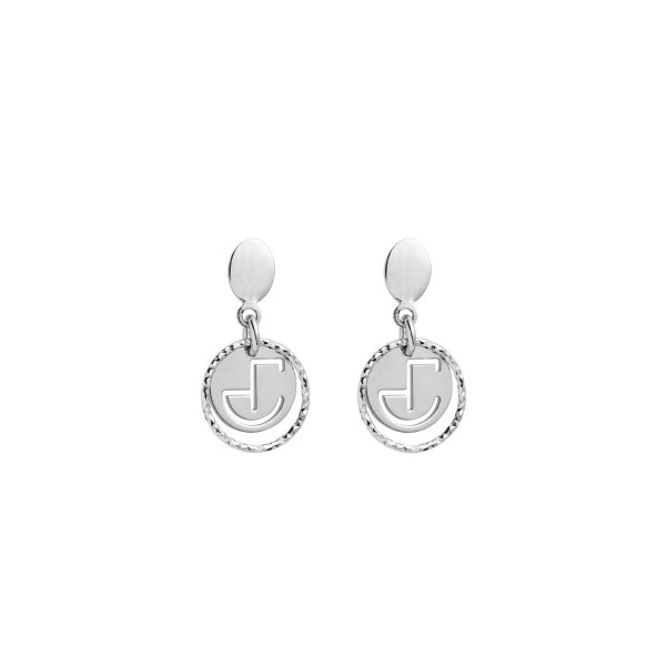 Boucles d'oreilles pendantes en argent avec pendentifs ronds pour femmes Jourdan