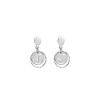 Boucles d'oreilles pendantes en argent avec pendentifs ronds pour femmes Jourdan